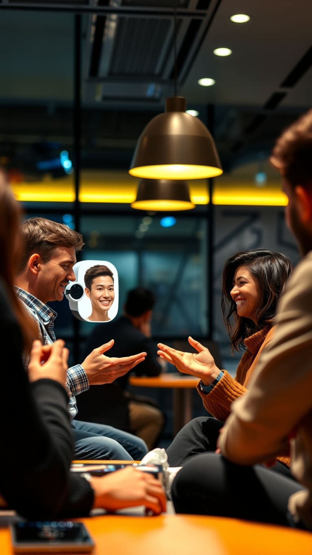 Фоновое изображение MixMeet с абстрактным дизайном